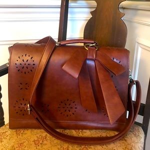 Ecosusi brown briefcase